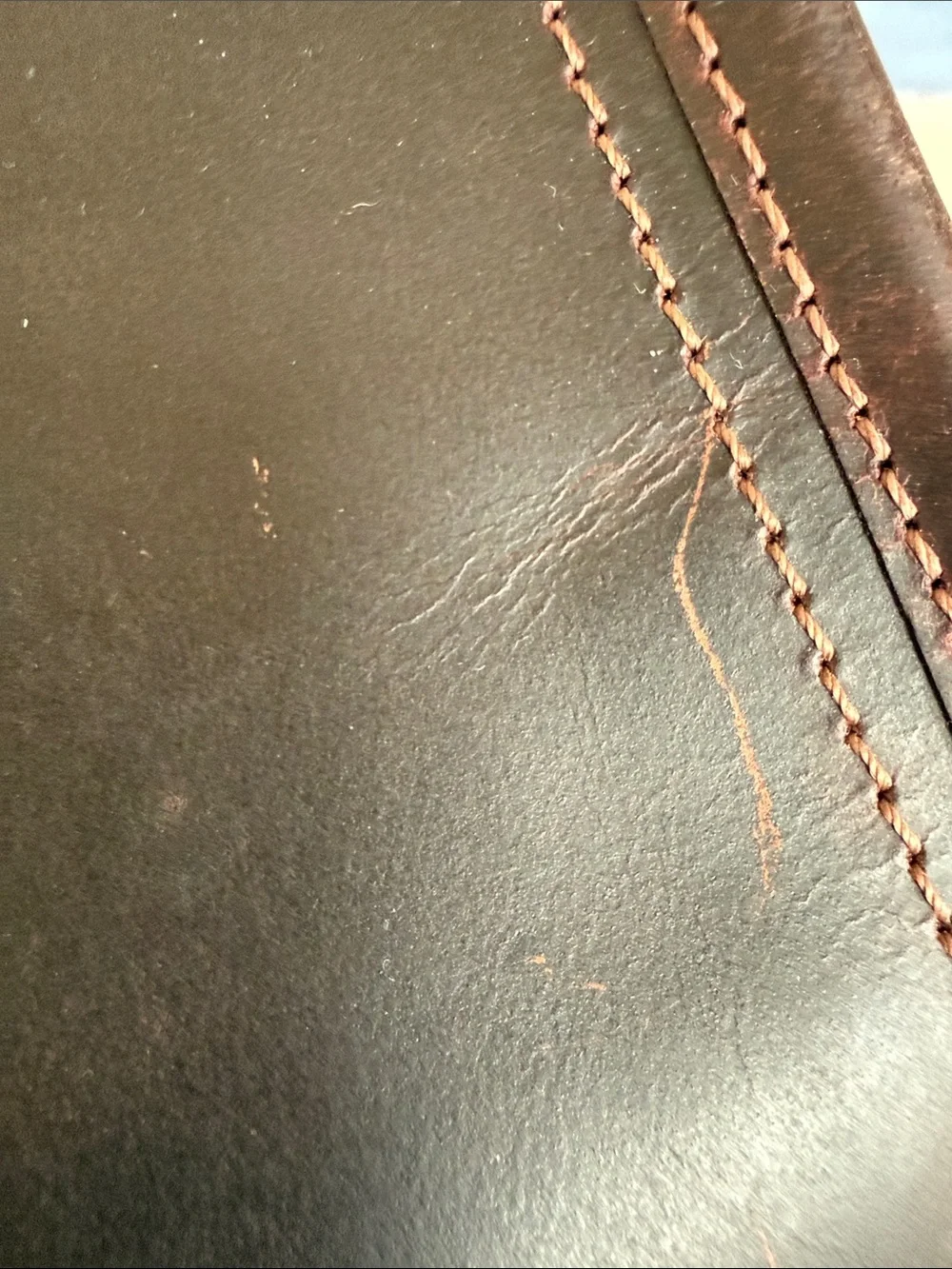Dark Brown Leather Men’s Briefcase